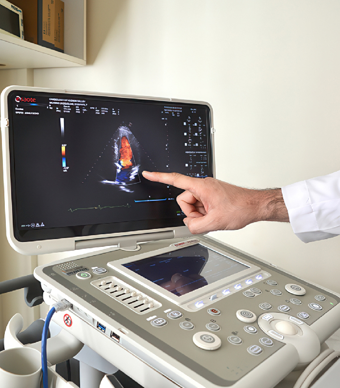 Results of Heart Testing in Chestnut Ridge, NY Being Read by Cardiologist